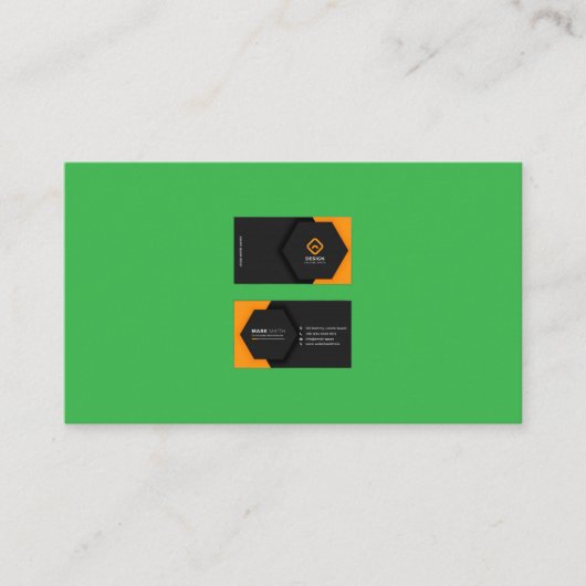 Modern business cards visitekaartje (Voorkant)