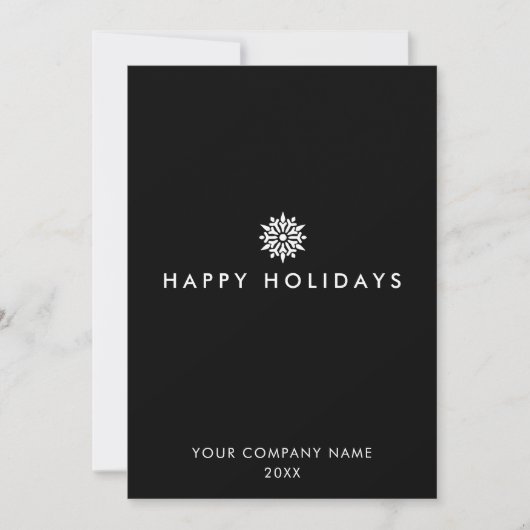 Modern Business Corporate Logo kerst Kaart (Voorkant)