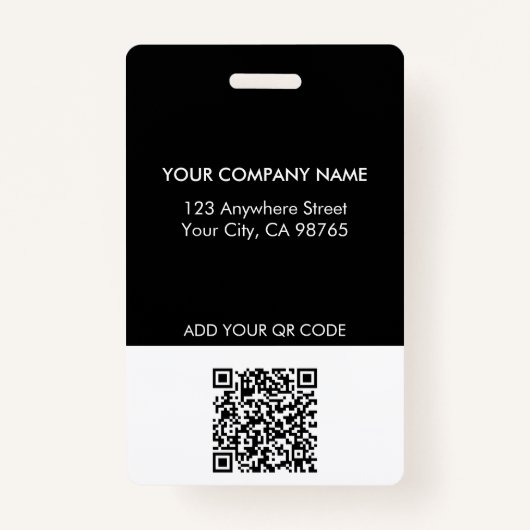 Modern Business Custom Company Monogram Logo Badge (Achterkant)