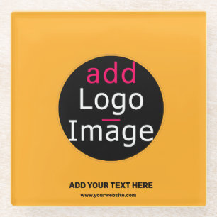 Modern Business Custom Macaroni & Cheese Hue Glazen Onderzetter