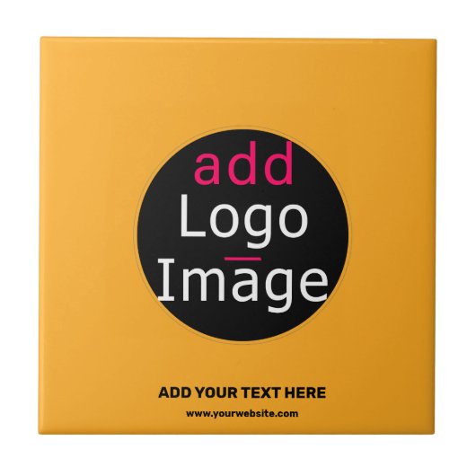 Modern Business Custom Macaroni & Cheese Hue Tegeltje (Voorkant)