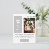 Modern Business Grijs Gratis Gift E-mail Promotie Aankondiging (Staand voorkant)