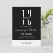 Modern Business Jubileum Feestviering Kaart (Staand voorkant)