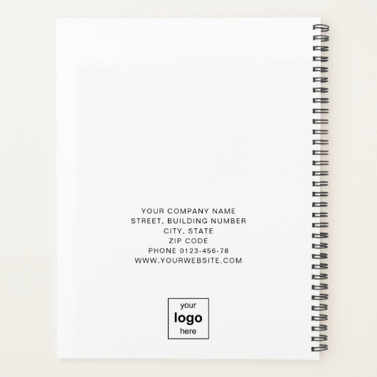 Modern Business Logo 2024 Planner (Achterkant)