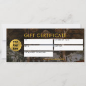 Modern Business Logo Cadeaubon Foto (Voorkant)