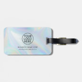 Modern Business Logo Corporate Custom Bagagelabel (Achterkant horizontaal)