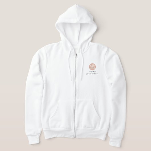 Modern Business Logo Corporate Employee Matching Hoodie (Laagn)