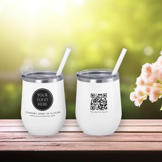 Modern Business Logo Corporate QR-code minimaal