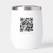 Modern Business Logo Corporate QR-code minimaal (Achterkant)
