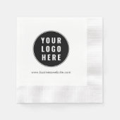 Modern Business Logo Employees Paper Servet (Voorkant)