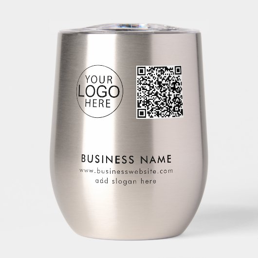 Modern Business Logo en QR Code Promotionele Swag (Voorkant)