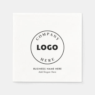 Modern Business Logo en Website Custom Paper Servet