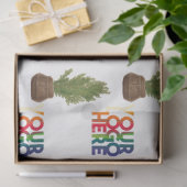 Modern Business Logo Kerstboomvakantie Tissuepapier (Geschenk)