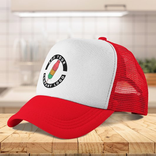 Modern Business Logo Medewerkers Custom Swag Trucker Pet