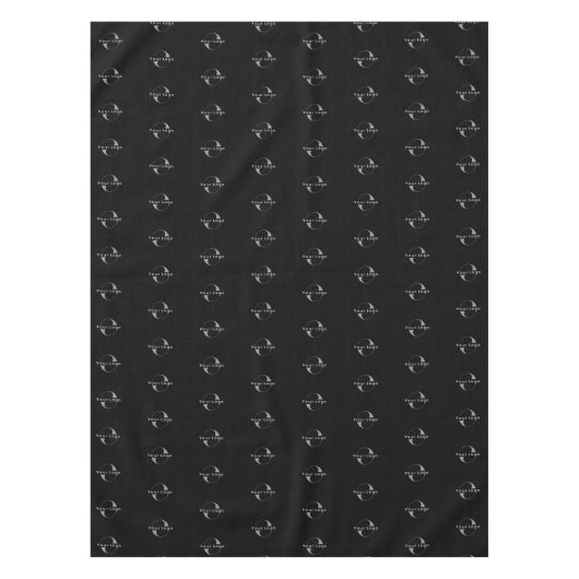 Modern Business logo Minimal Company merk Black Tafelkleed (Voorkant)