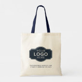 Modern Business Logo Minimalist Custom Promotional Tote Bag (Achterkant)