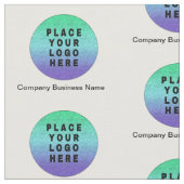 Modern Business Logo Pattern Aangepast Stof (Close Up)