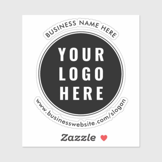 Modern Business Logo Promotional Custom Sticker (Vel)