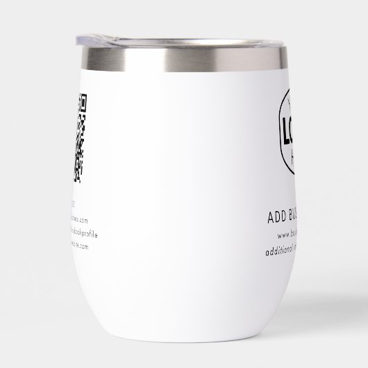 Modern Business Logo QR Code Corporate Custom (Rechts)