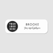 Modern Business Logo Script Professional Naamplaatje (Voorkant)