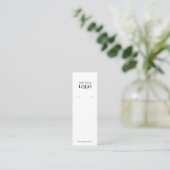 Modern Business Logo Sieraden Oorbel Display Kaart Contactkaartje (Staand voorkant)