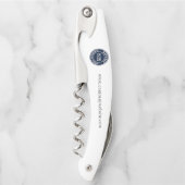 Modern Business Logo website medewerkers swag Kurkentrekker (Voorkant)