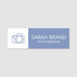 Modern Business Name-tag met Logo Naamplaatje