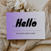 Modern Business Package Insert-Kaart Bedankkaart