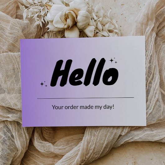 Modern Business Package Insert-Kaart Bedankkaart