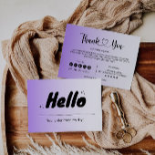 Modern Business Package Insert-Kaart Bedankkaart