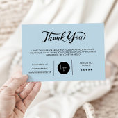 Modern Business Package Insert-Kaart Bedankkaart