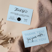 Modern Business Package Insert-Kaart Bedankkaart