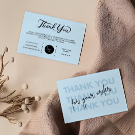 Modern Business Package Insert-Kaart Bedankkaart