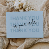 Modern Business Package Insert-Kaart Bedankkaart