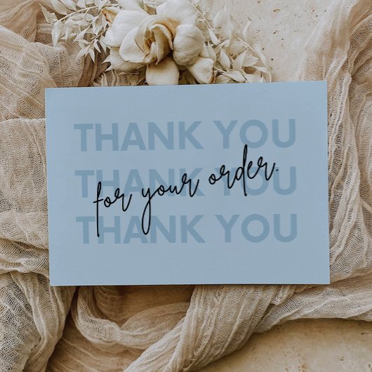 Modern Business Package Insert-Kaart Bedankkaart