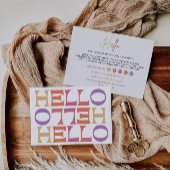 Modern Business Package Insert-Kaart Bedankkaart