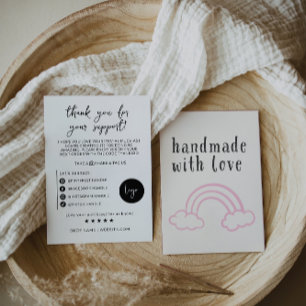 Modern Business Package Insert-Kaart Bedankkaart