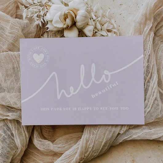 Modern Business Package Insert-Kaart Bedankkaart