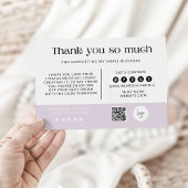 Modern Business Package Insert-Kaart Bedankkaart