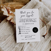 Modern Business Package Insert-Kaart Bedankkaart