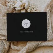 Modern Business Package Insert-Kaart Bedankkaart