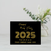 Modern Business Queer Code Bedrijf Folie Feestdagen Briefkaart (Staand Voorkant)