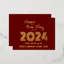 Modern Business Queer Code Bedrijf Folie Feestdagen Briefkaart