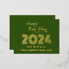 Modern Business Queer Code Bedrijf Folie Feestdagen Briefkaart