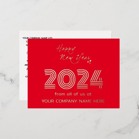 Modern Business Queer Code-Red Feestdagen (Voorkant / Achterkant)