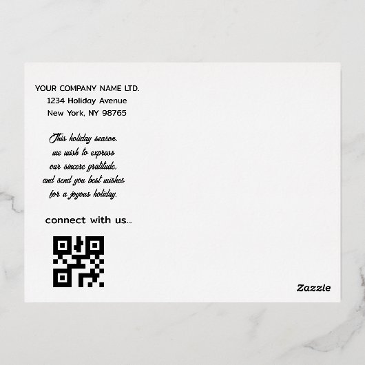 Modern Business Queer Code-Red Feestdagen (Achterkant)