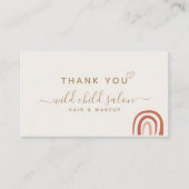 Modern Business Signature Script Dank u wel Kortingskaartje (Voorkant)