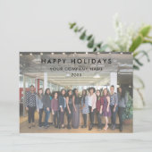 Modern Business Team Foto Logo Foto Kerstmis (Staand voorkant)