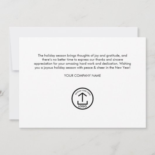 Modern Business Team Foto Logo Foto Kerstmis (Achterkant)