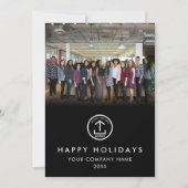 Modern Business Team Foto Logo Foto Kerstmis (Voorkant)